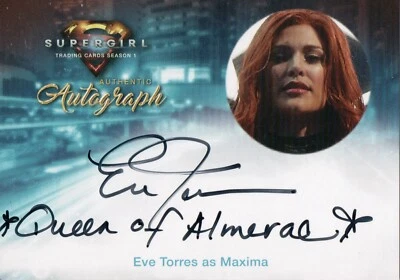 2018 Supergirl Season 1, Eve Torres ‘Maxima’ Autograph Card ET (Variant) - Image 1 of 2