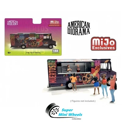 Camión de comida American Diorama 1:64 camión de tacos DOTD - MiJo exclusivo Foto 1 de 4