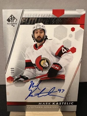 2022-23 SP Authentic Future Watch 136 Mark Kastelic RC AUTO /999 SENATORS BRUINS - Image 1 of 2