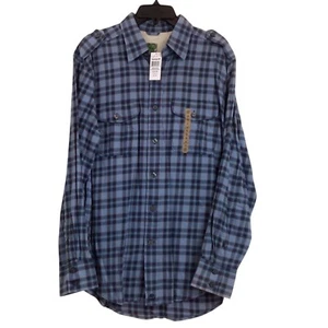 Camisa Timberland Para Hombre XL A Cuadros Abotonada Manga Larga Ver Medidas - Imagen 1 de 4