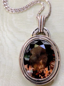 Designer Rauchquarz Collier- höchster qualität-über 100 Karat - lupenrein - 50s - Bild 1 von 6