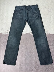 Neil Barrett Indigo dark straight denim jeans zip pocket - Picture 1 of 24
