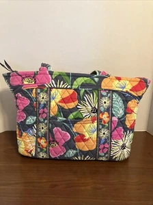 Vera Bradley Mandy Tote Jazzy Blooms Shoulder Bag - Picture 1 of 17