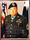 Roy Benavidez MSgt MOH 8x10" superbe photo d'inscription signée à la main NOTRE DERNIÈRE RIP 2014