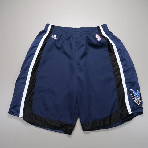 Dallas Mavericks Shorts Mens Large Blue Adidas NBA Stretch Basketball Cover