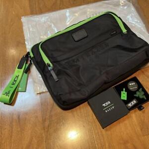 Tumi x Razer Laptop Cover Case Bag 15 inch Black Green Nylon Travel New Japan