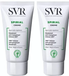 Svr Spirial Cream 48H Deodorante Antitraspirante Intenso Ascelle Piedi Mani Confezione da 2 - Foto 1 di 1