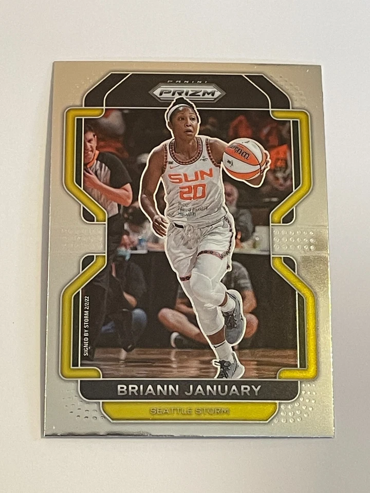 2022 Panini WNBA Prizm Basketball #101 - Briann January - Seattle Storm - Image 1 of 2