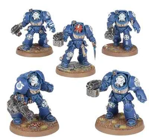 Warhammer 40k Space Marine Primaris Terminator modelo único con base en sprue - Imagen 1 de 1