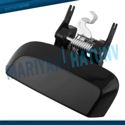 Rear Smooth Black Outside Exterior Door Handle Right For 05-12 Nissan Pathfinder - Image 1 of 4