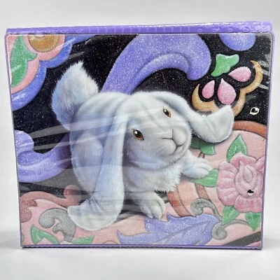 Cuaderno de colección Trapper Keeper White Lop Bunny Rabbit años 90 #29096 1992 Foto 1 de 4