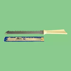 VTG Quikut Quikkle Double Sided Knife 9.5” Stainless Serrated Carver Slicer USA - Picture 1 of 9