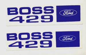 New! 1969-70 Mustang Ford Boss 429 Valve Cover Decals Pair Set - DF-176 - Picture 1 of 4