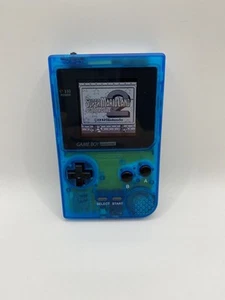 Nintendo Game Boy Pocket (MGB-001) – Transparent Blue – IPS Display - Custom - Bild 1 von 9