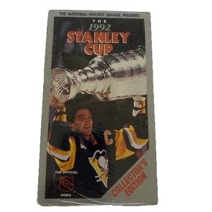 Vintage VHS The 1992 Stanley Cup Pittsburgh Penguins Mario Lemieux NHL Hockey Neu - Bild 1 von 2