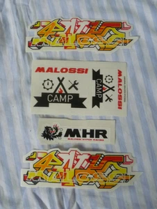 Schöner Restposten 5 Malossi Aufkleber Decals für Vespa Lambretta Roller - ANSEHEN! - Bild 1 von 1