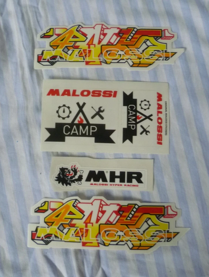 Bonito lote de 5 calcomanías adhesivas Malossi para scooter Vespa Lambretta - ¡MIRA! Foto 1 de 1