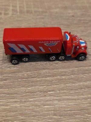 Vintage Micro Machines RACE TEAM Semi Box Truck 1989 Galoob - Image 1 of 4