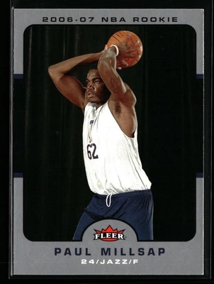 Paul Millsap 2006-07 Fleer #225 Rookie Utah Jazz - Image 1 of 2