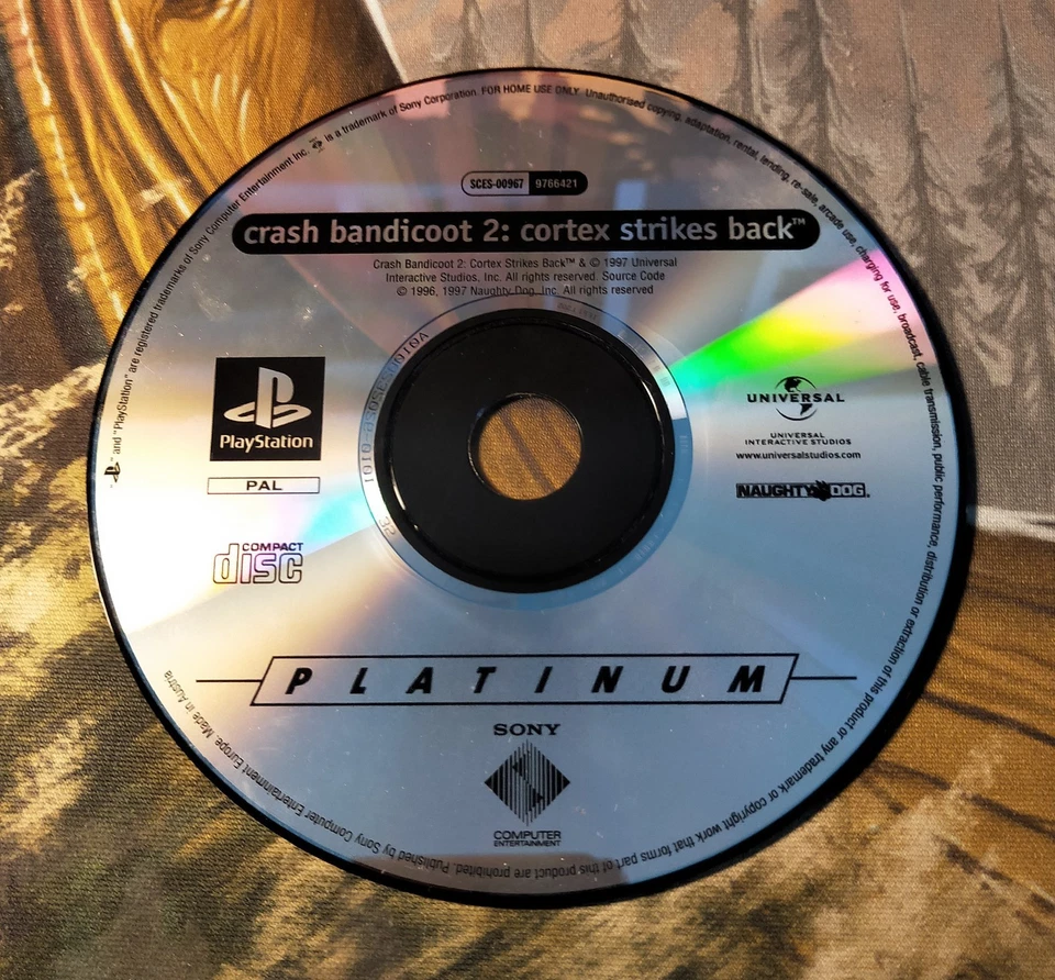 Crash Bandicoot 2 Cortex Strikes Back PS1 Sony Playstation PAL - Image 1 of 1