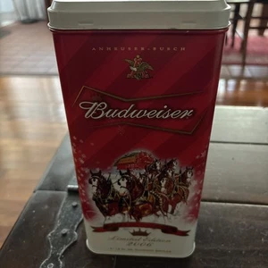 Budweiser Happy Holidays Limited Edition 2006 4-16 OZ Aluminum Bottles - Picture 1 of 9