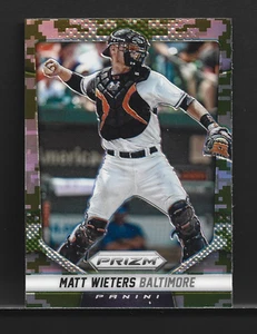 w/top loader 1.25 Shipping 2014 Cameo Matt Wieters Orioles NM #10 - Picture 1 of 2