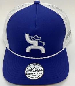 HOOEY Herren Golfmütze blau mit weißem Mesh Snapback Trucker 2216T-NVWH - Bild 1 von 3