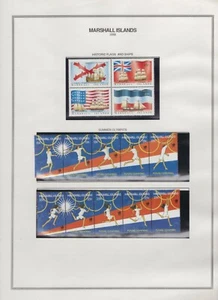 Marshall Islands Collectors Sheet 1987 Scotts #162-171 185-188 14 Stamps ST1614 - Picture 1 of 1