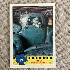 1990 Topps Teenage Mutant Ninja Turtles Movie Ireland It'll Never Work! #89
