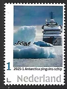 Niederlande 2025-1 Antarktis Pinguins Schiff Postfris/mnh u - Bild 1 von 1