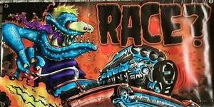 ¿CARRERA? Banner Wild Rat Fink (49) nuevo, sin usar 20""X40 - Imagen 1 de 1
