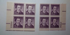 United States Scott # 1052 " Patrick Henry" $1.00 Plate Block LL+LR MNH OG 25541 - Picture 1 of 3