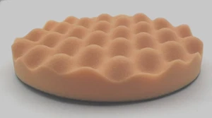 Almohadilla de pulido compuesta de espuma de 7 pulgadas, de un solo lado, parte posterior plana, gancho y bucle - Imagen 1 de 3