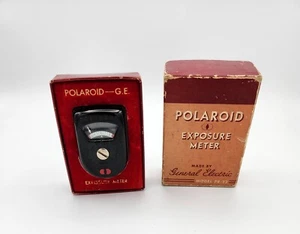 Vintage PR-22 Bakelite Polaroid Exposure Meter By General Electric In Box - Picture 1 of 11