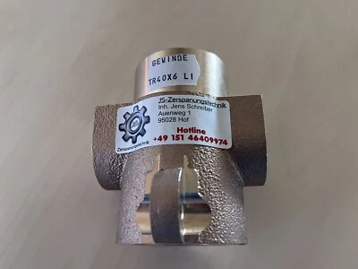 Écrou Werther 252 253 254 / OMA Typ 505C 506C 507 L=85 TR40x6 Filetage Gauche