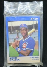 Jerome Walton 1989 Star Company 11-card Chicago Cubs Baseball Set (Rare) Sealed
