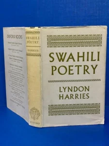 SWAHILI POETRY BY LYNDON HARRIES (1962, HC/DJ)- OXFORD UNIV PRESS - VERY GOOD - Bild 1 von 15