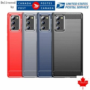 Funda blanda ultra cepillada/a prueba de golpes/fibra ultra delgada para Samsung Galaxy Note20/20 - Imagen 1 de 16