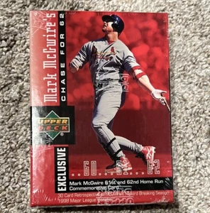 Mark McGwire 1998 Upper Deck Chase for 62 FACTORY SEALED 30 Commemorative Cards - Picture 1 of 3