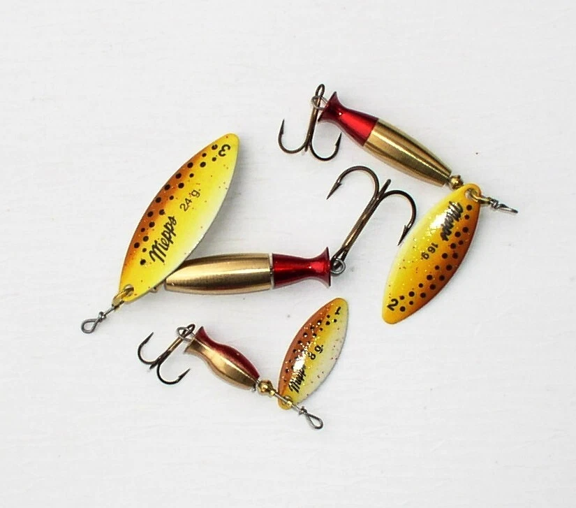 Mepps Aglia Longheavy Spinner Bachforelle, Größe 1, 2, 3 (8 +12 + 16 + 24 Gramm) - Bild 1 von 1