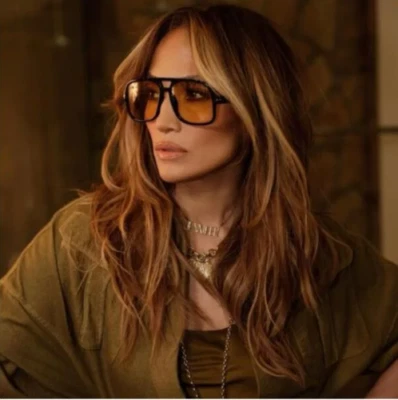 Tom Ford TF 884 JLo Black Yellow Sunglasses New in box