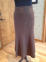 Womens Schneiders of Salzburg 100% wool fully lined brown fitted skirt 