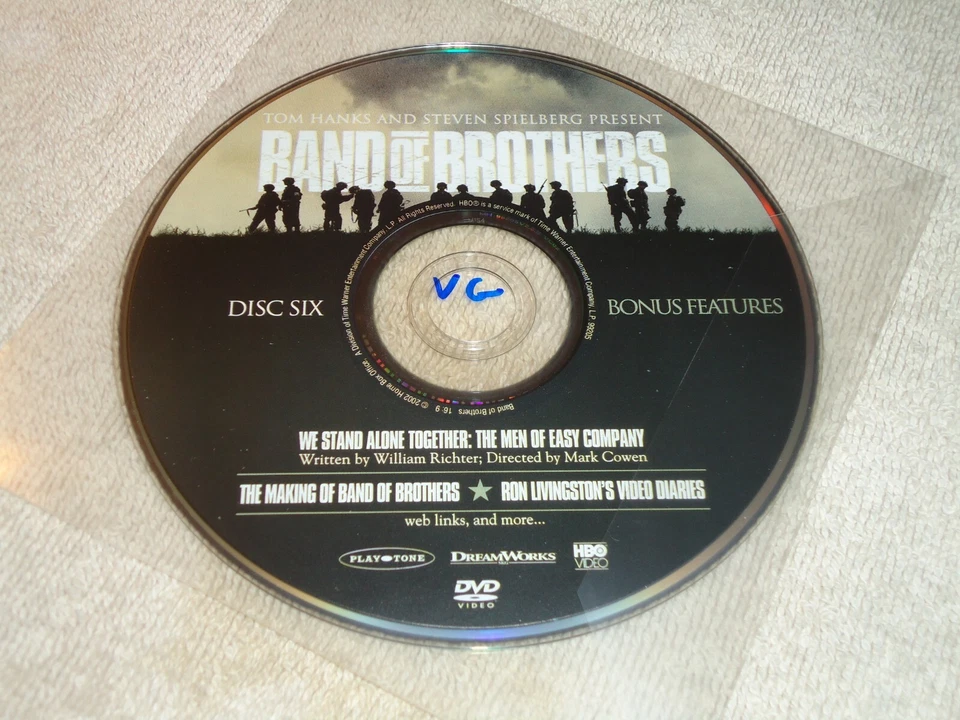 BAND OF BROTHERS DISC SIX DVD REPLACEMENT only, disc 6 USA release Foto 1 de 1