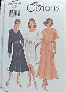 Vintage Very Easy Vogue Pattern 8957...size 8 10 12 UNCUT - Picture 1 of 2