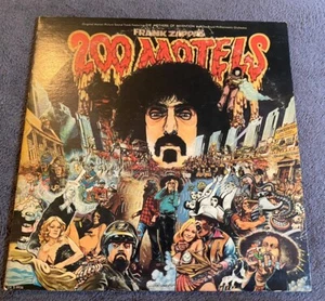 Frank Zappa 2-Disc First Pressing Lp 200 Motels Soundtrack (W/ Nm Poster & Book - Picture 1 of 7