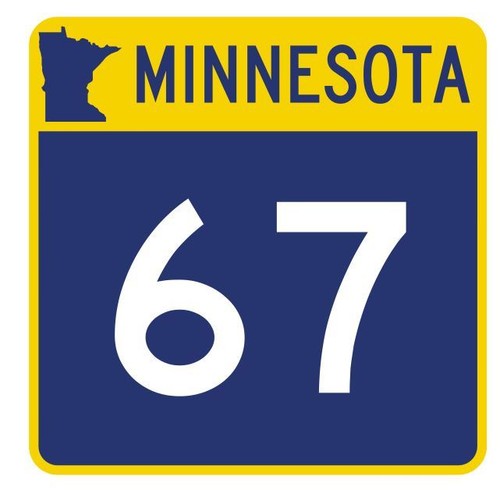 Minnesota State Highway 67 Sticker Decal R4915 Highway Route Sign | eBay