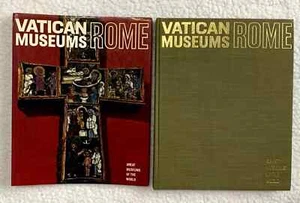 Vintage Vatican Museums Rome Hardcover Book DJ Art Coffee Table Book 1968 c/r - Foto 1 di 19