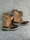 Sorel Joan of Artic Brown Winter Boots Women's Size 8 Boots with the FUR!