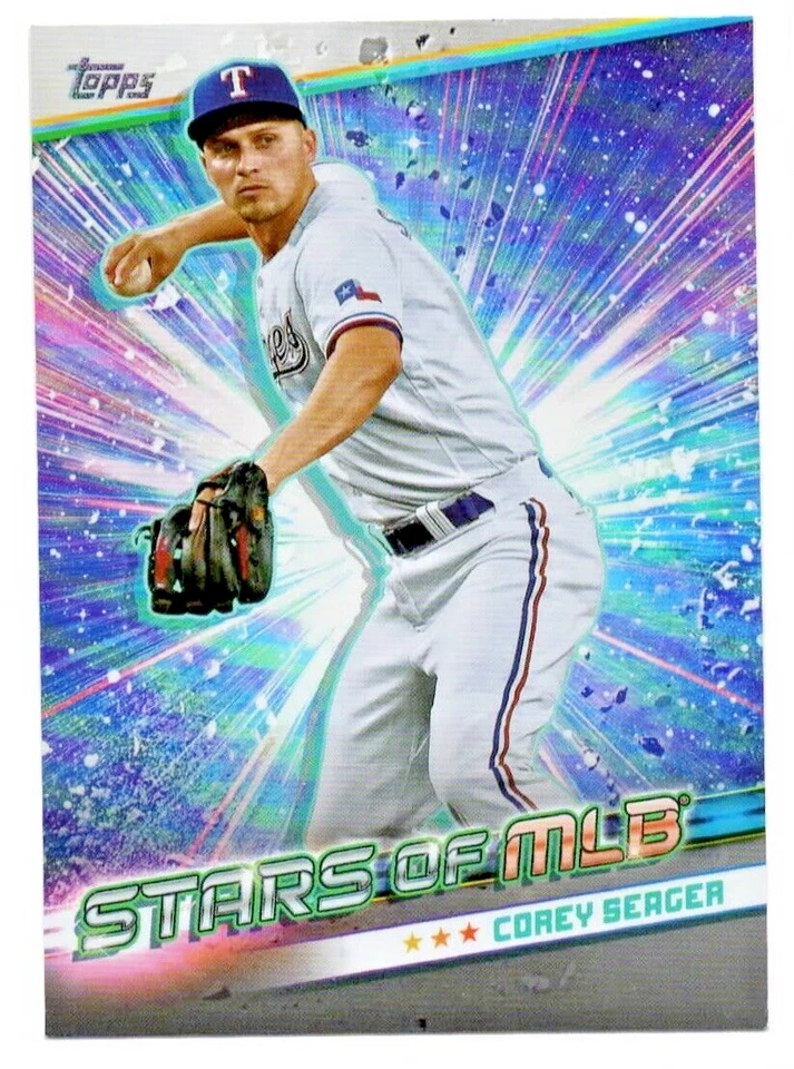 2024 Topps Series 1 Jazz Corey Seager Stars of MLB | SMLB-28 NM/MT - Image 1 of 2