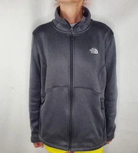The North Face Agave Fleecejacke mit durchgehendem Reißverschluss anthrazitgrau C656 Damen Small gebraucht, in einwandfreiem Zustand - Bild 1 von 7